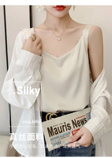 Satin Silk V-Neck Cami