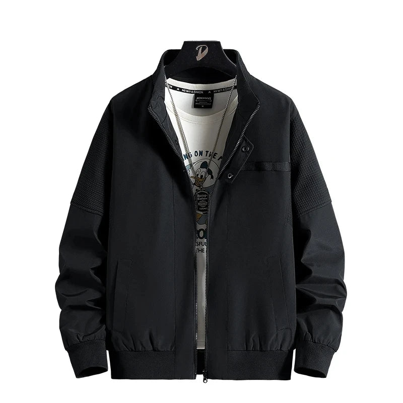 Men's Plus Size Motorcycle Windbreaker