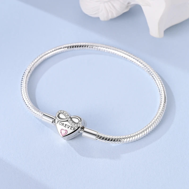 Sterling Silver Heart Bracelet