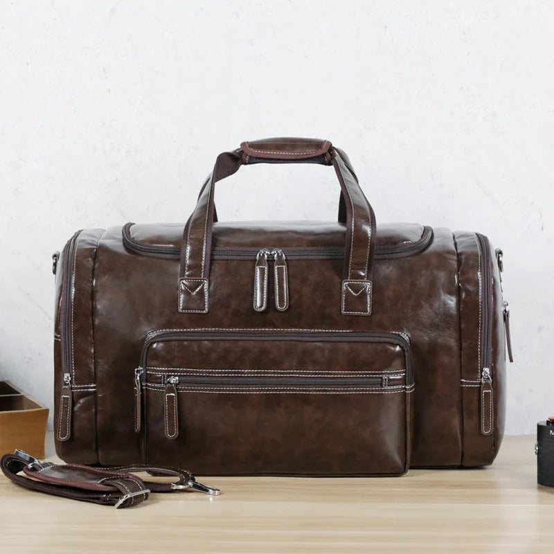 Premium Leather Travel Bag