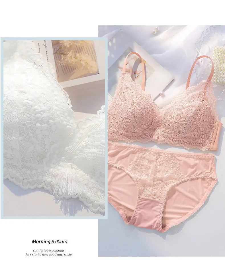 Women Ultra Thin Bra Set
