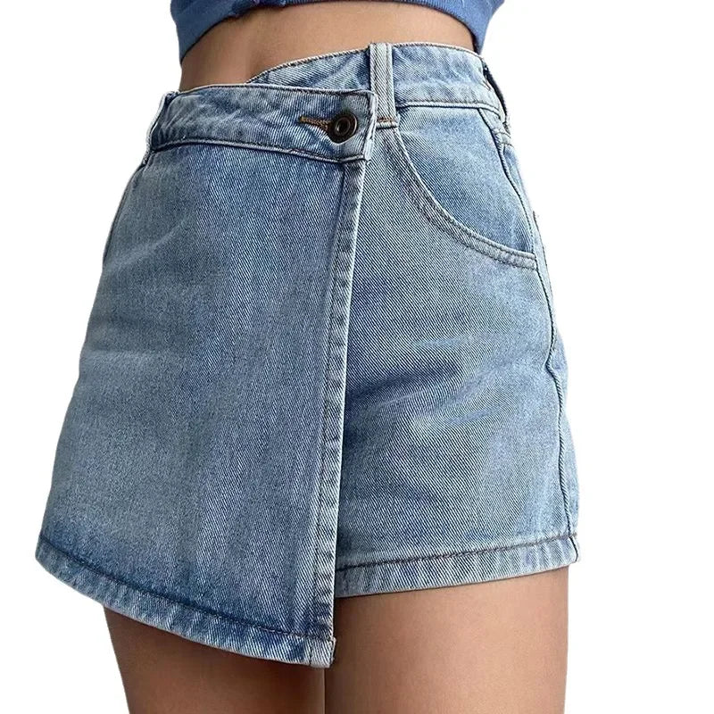 SafeCut™ – Exposure-Proof A-Line Pantskirt (High Waist Irregular Fit)