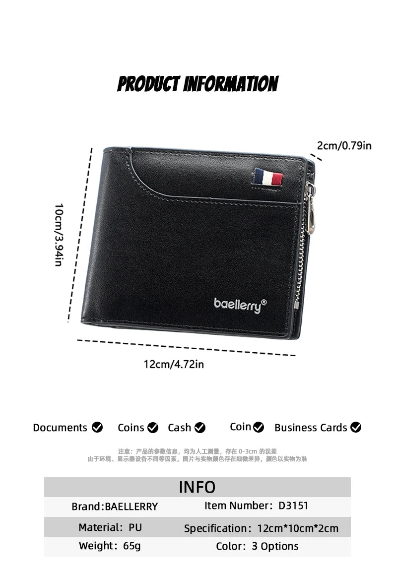 Compact Zip Wallet