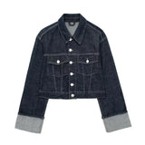 Willshela Women's Denim Jacket with Pockets
