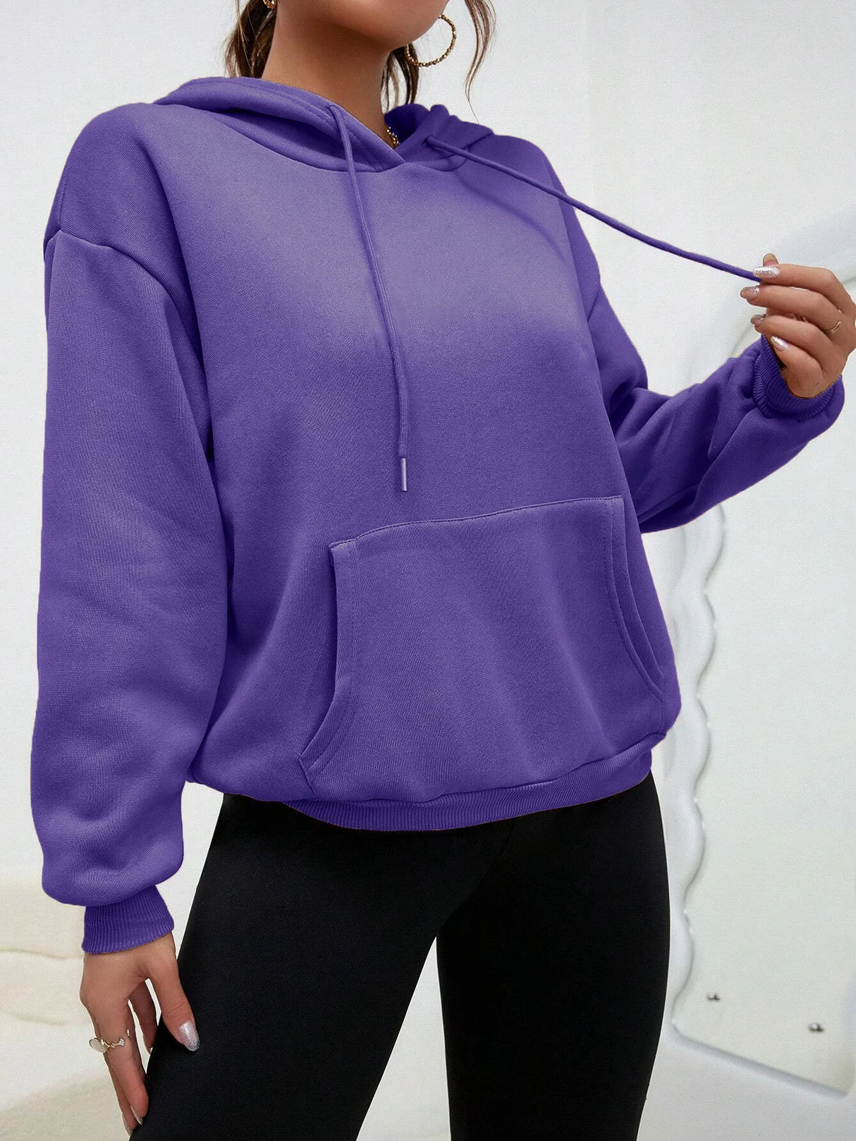 Solid Pocket Hoodie