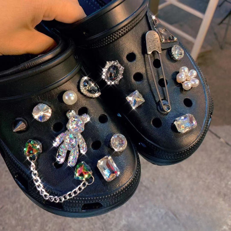 Women Garden Shoe Charms Decoration Set