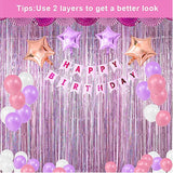 Foil Tinsel Fringe Curtain Backdrop