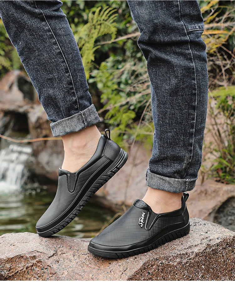 Men Low-Cut Rain Boots