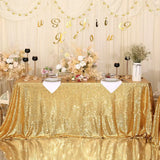 Sequin Rose Gold Tablecloth