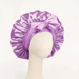 Adjustable Silk Satin Bonnet for Sleeping – Hair Protection