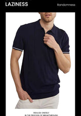 Executive Zip Knit Polo