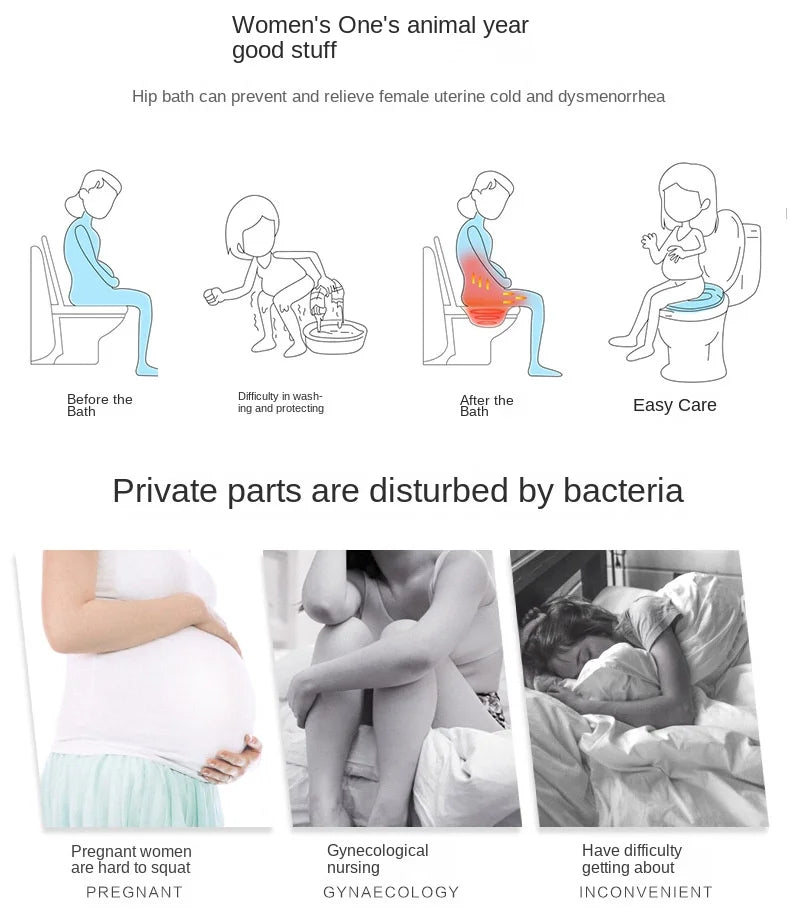 Foldable Toilet Sitz Bath
