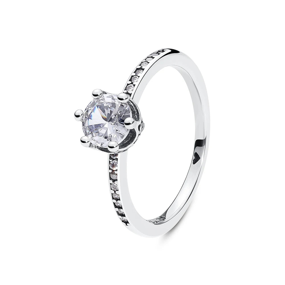 925 Sterling Silver Engagement Ring