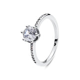 925 Sterling Silver Engagement Ring
