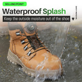Men Waterproof Safety Work Boots