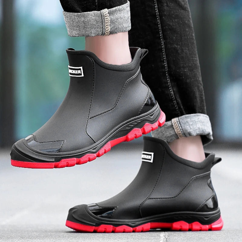 Men’s Waterproof Outdoor Rain Boots
