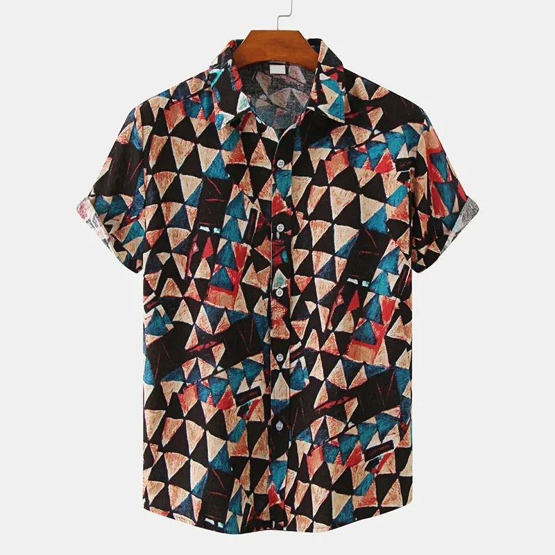 Retro Mosaic Resort Shirt