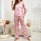 Women's Satin Pajama Set