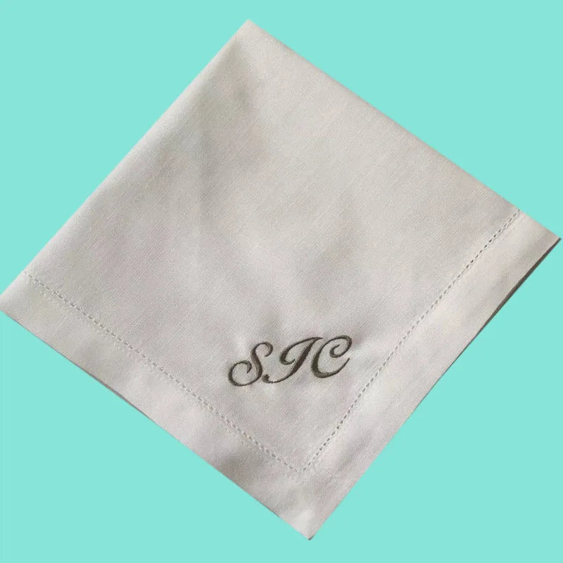 Custom Embroidered Napkins