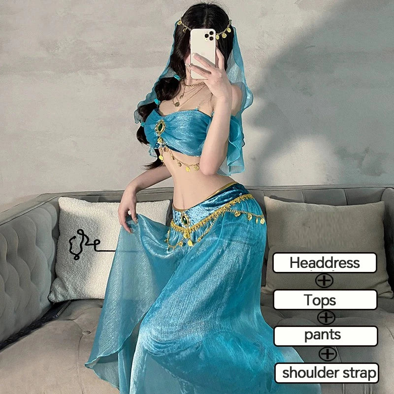 Egyptian Queen Belly Dance Costume Set