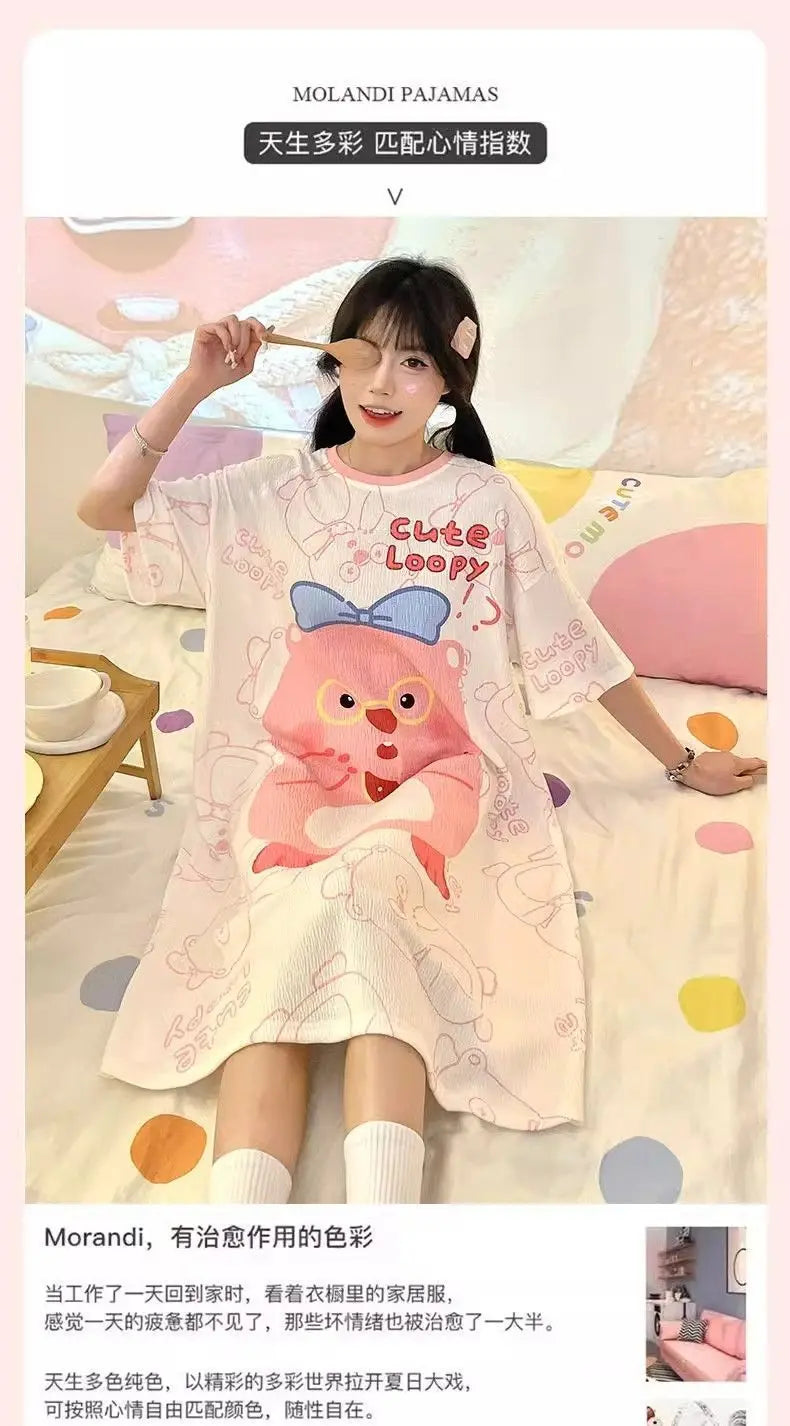 Sanrio Kuromi Cute Pajamas Cosplay Costume