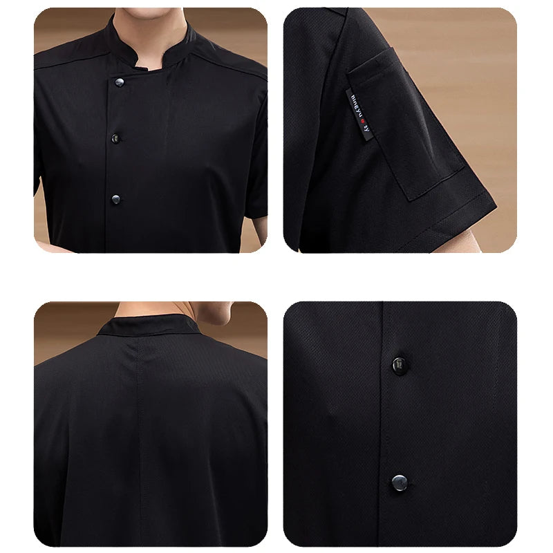 Plus Size Chef's Suit – Unisex Summer Kitchen Wear