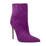 Suede Stiletto Boots