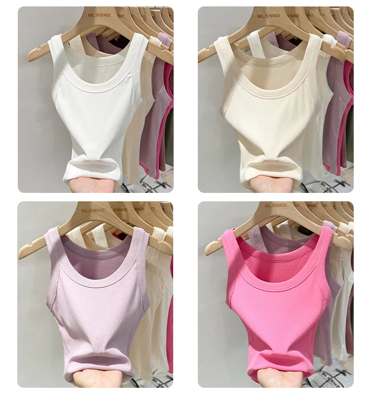 Basic Ribbed Tank Top