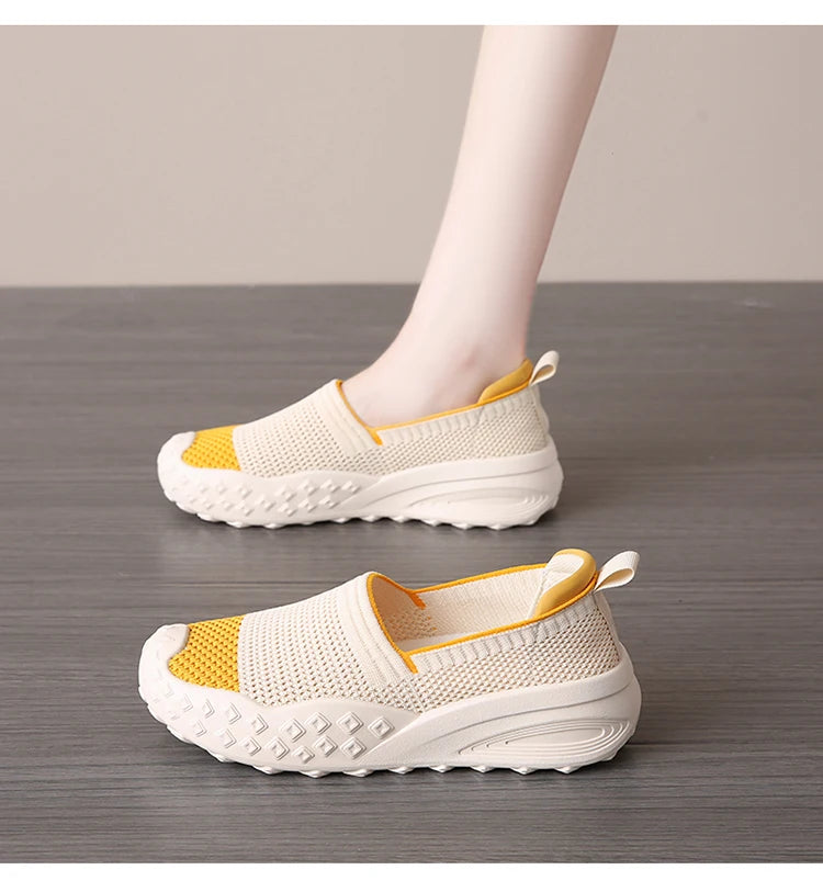 Mesh Knit Slip-On Loafers – Lightweight & Breathable 2025