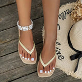 Women Simple Summer Flip Flops