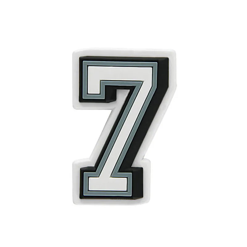 Women Number Shoe Charms Crocs Accessories