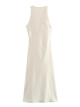 Luxe Satin Midi Elegance Dress