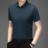 Men Stretch Short Sleeve Shirt