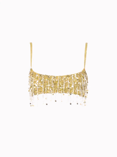 Women Sequin Tassel Party Skirt