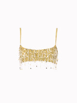 Women Sequin Tassel Party Skirt