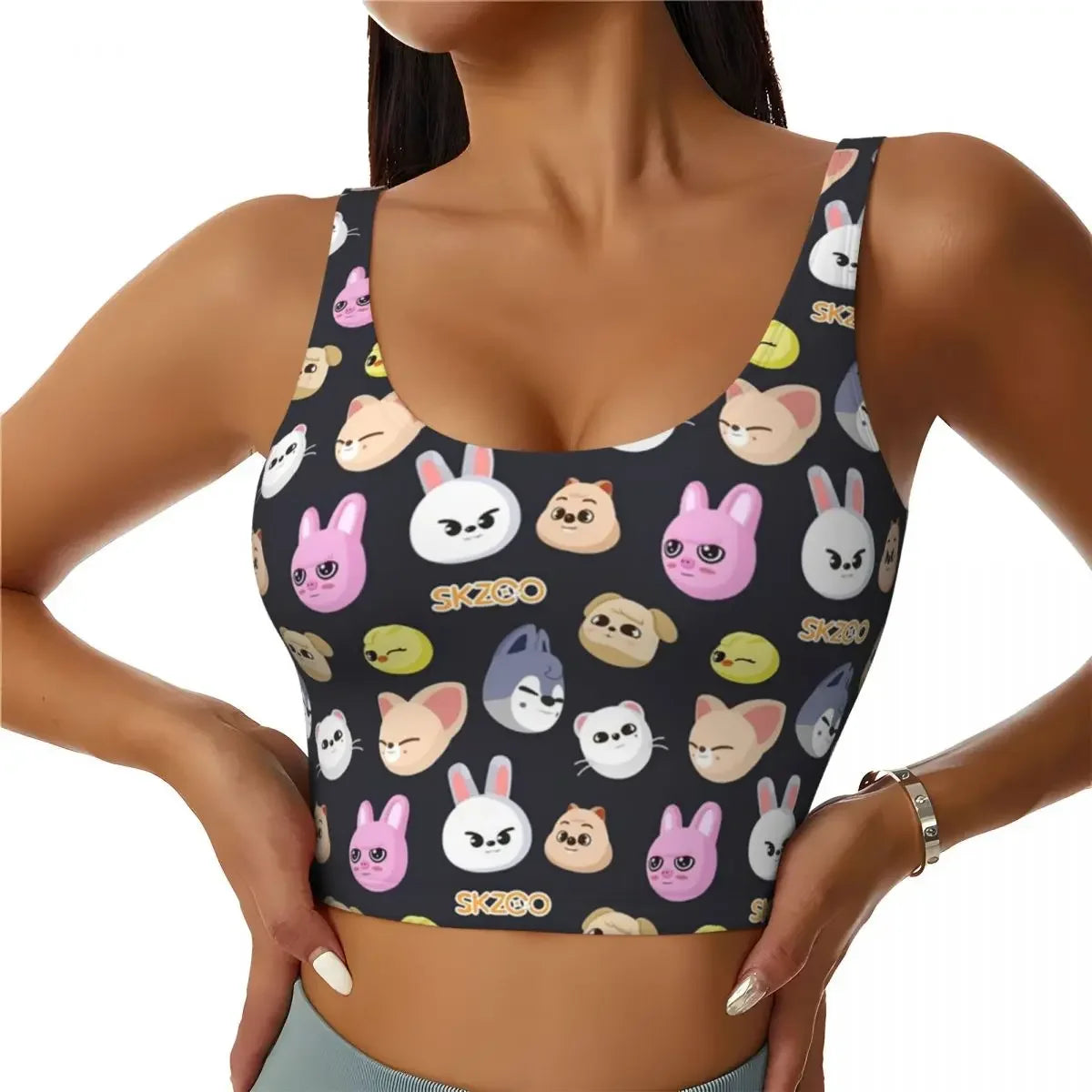 Sparkling Rhinestone Backless Camisole Tank