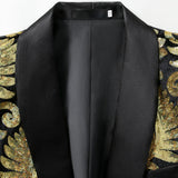 Men Luxury Sequin Party Suit Set
