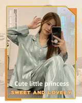 Women's Satin Pajama Set