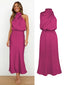 Women's Silk Satin Evening Dress