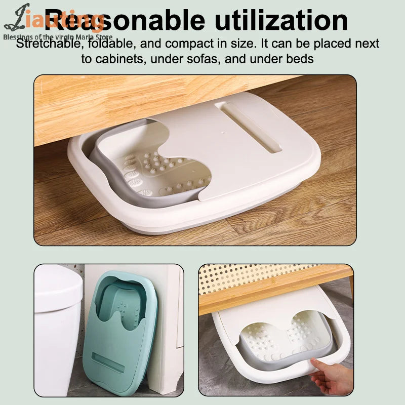 Foldable Footbath Massage Bucket