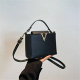 V Shape Bucket Bag