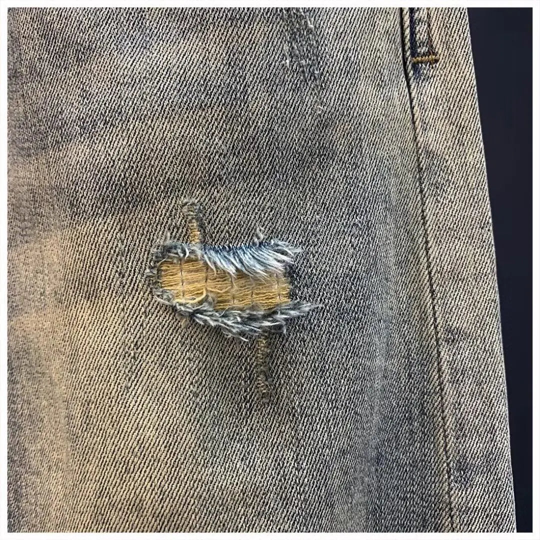 Men’s 2025 Ripped Vintage Jeans