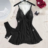 Blush Satin Sleepwear Set