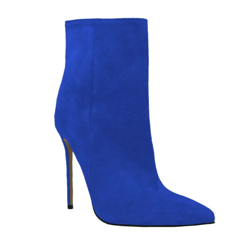 Suede Stiletto Boots