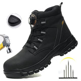 Men Waterproof Safety Work Boots