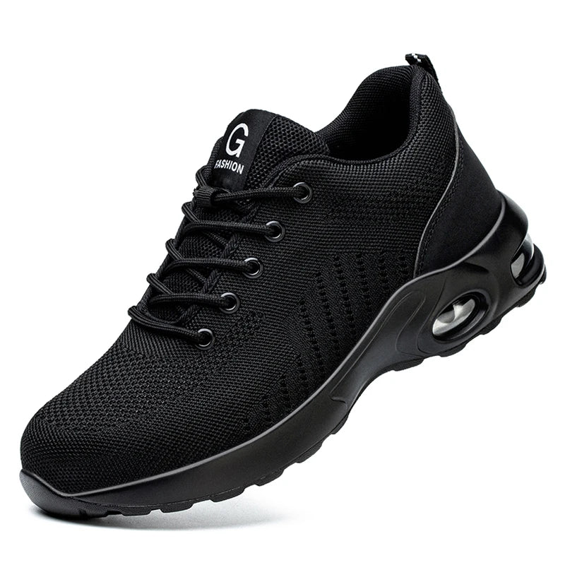 Unisex Breathable Steel Toe Safety Shoes