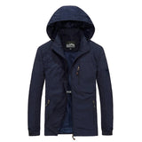 Men’s Waterproof Hooded Windbreaker