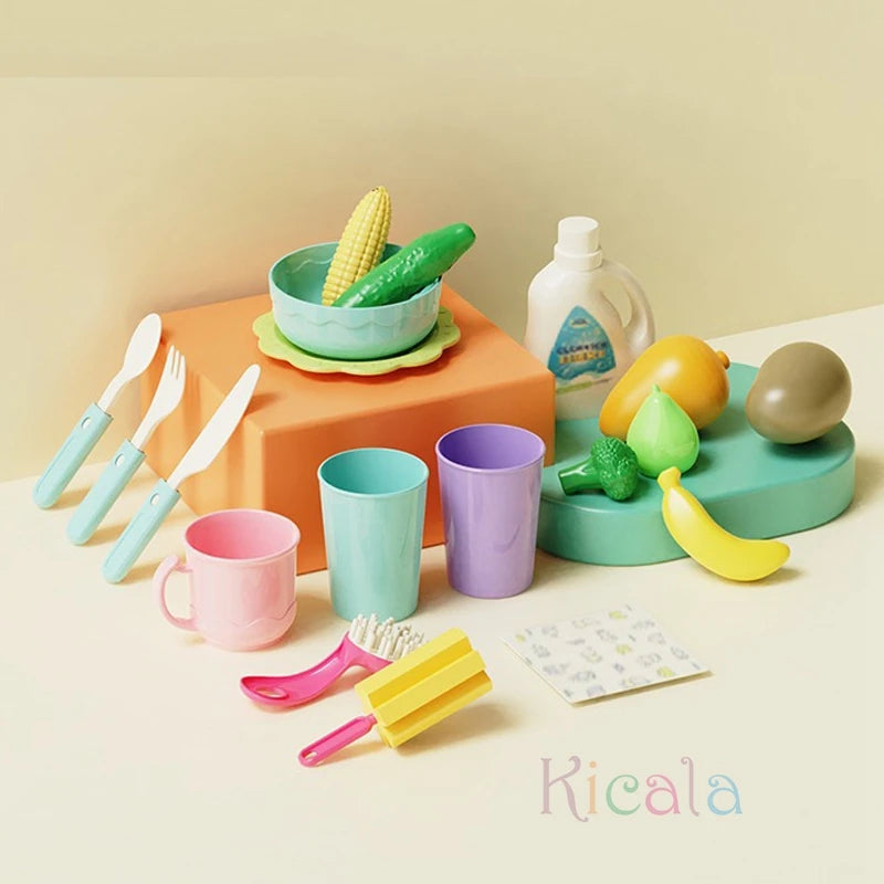 Kids Electric Kitchen Sink Toy