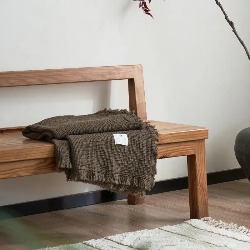 Soft Cotton Throw Blanket