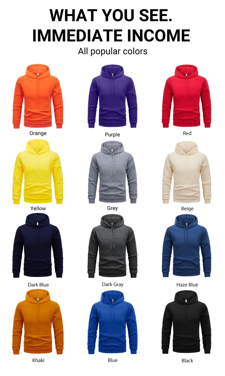 Solid Pocket Hoodie